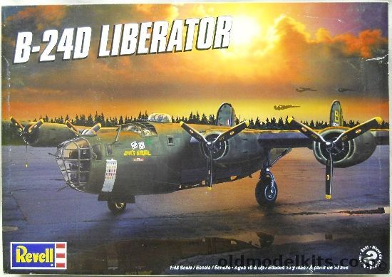 Revell 1/48 Consolidated B-24D Liberator - (ex Monogram), 85-5625 plastic model kit